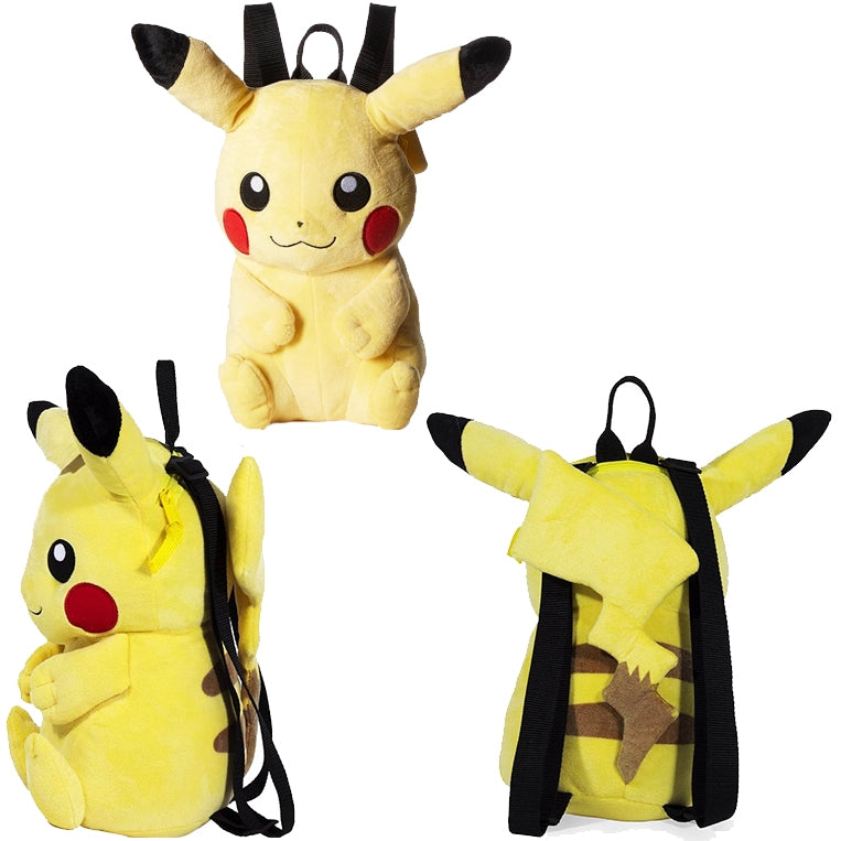 Pokemon -Peluche sac a dos pikachu