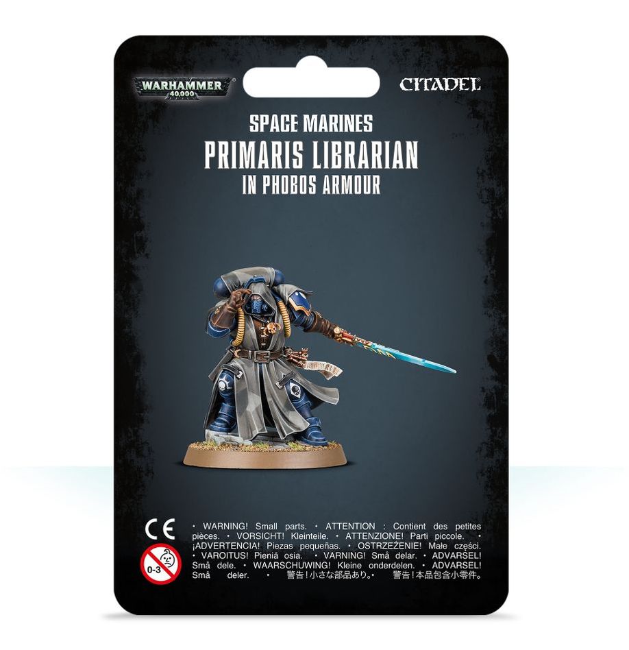 Space Marine - Primaris Librarian en armure phobos