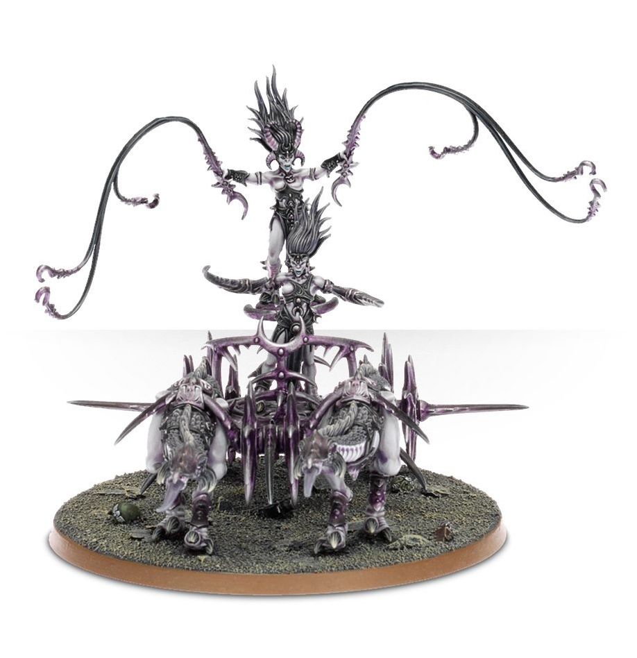 Hedonite of Slaanesh - Torment Bringer Chariot / Hellflayer/Char traqueur