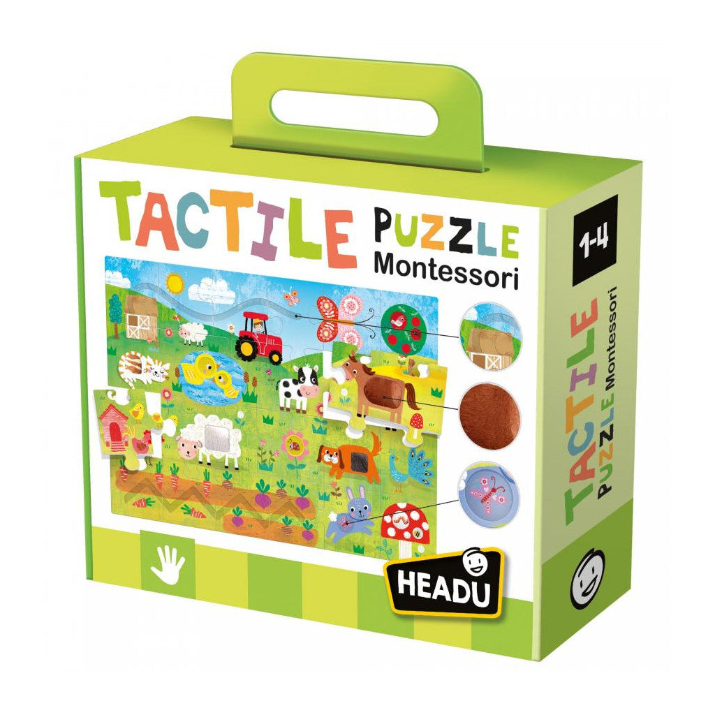 Tactile puzzle montessori