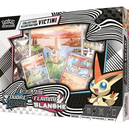 Pokemon - coffret illustration victini Flamme blanche