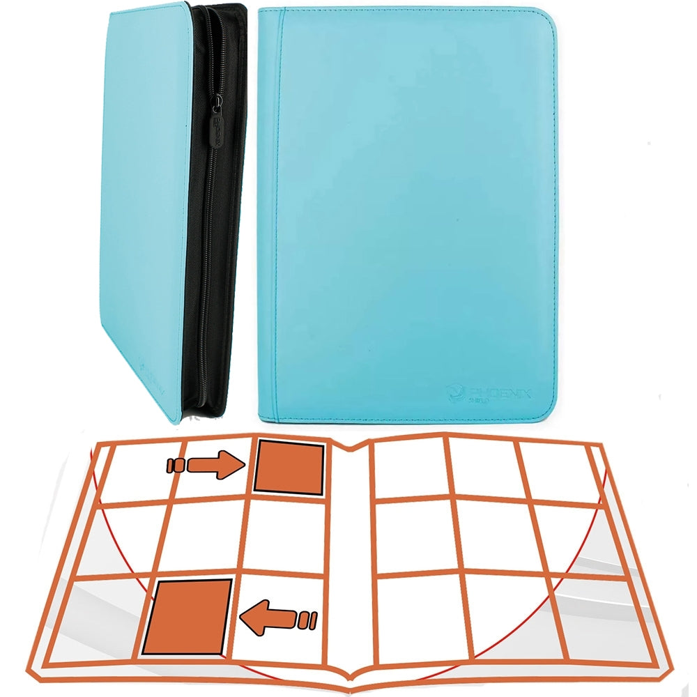 Phoenix Shield - Portfolio - - ALBUM DELUXE ZIP - 20 pages - Turquoise