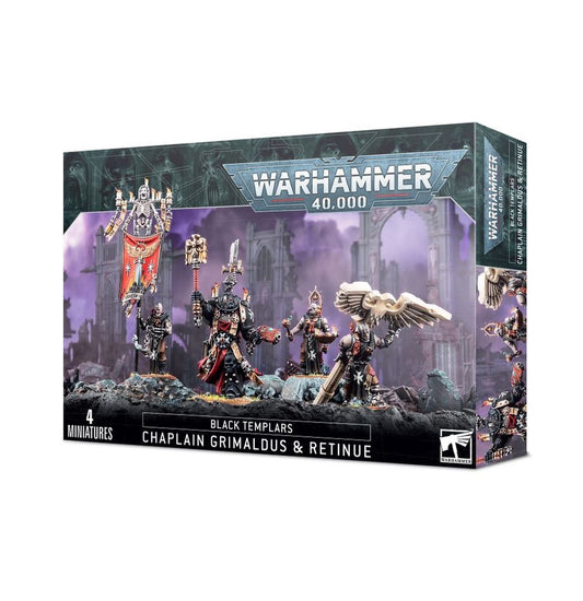 Black Templar - Chapelain Grimaldus et suite