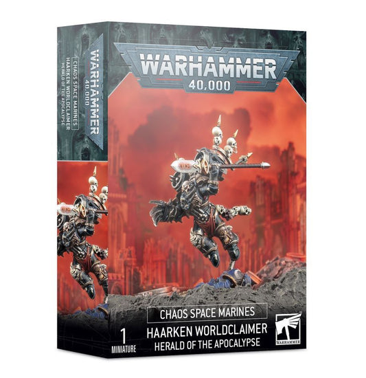Space Marine du chaos- Haarken Woldclaimer , Herault de l'appocalypse