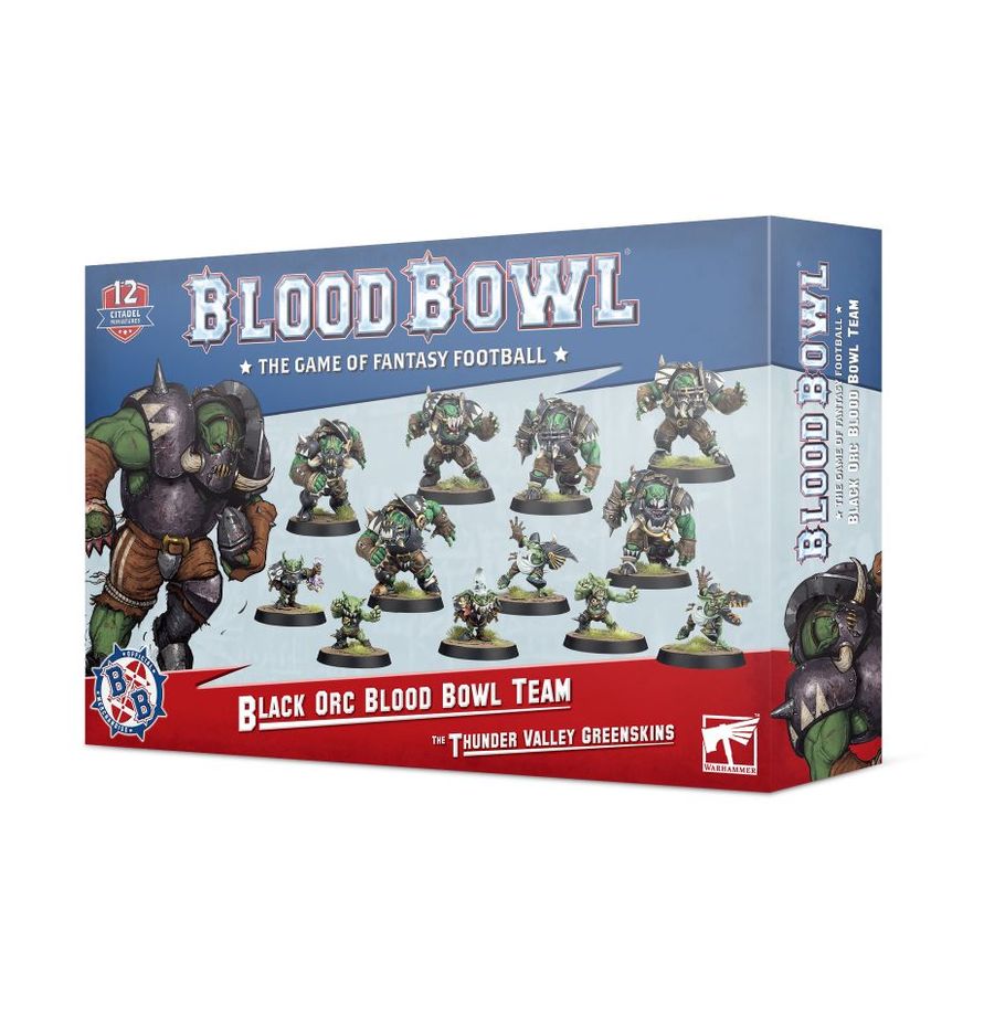 Équipe d'Orques Noirs pour Blood Bowl: les Thunder Valley Greenskins