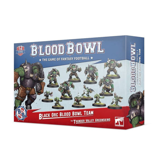 Équipe d'Orques Noirs pour Blood Bowl: les Thunder Valley Greenskins