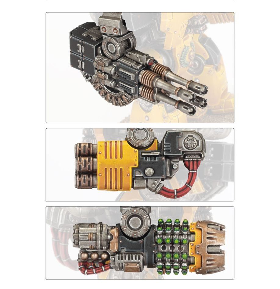 Horus Heresy - Grappe d'Armes de Tir de Dreadnought de Siège Leviathan