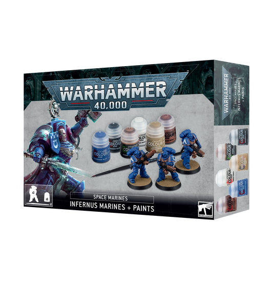 Set Warhammer 40000 : peinture et space marine
