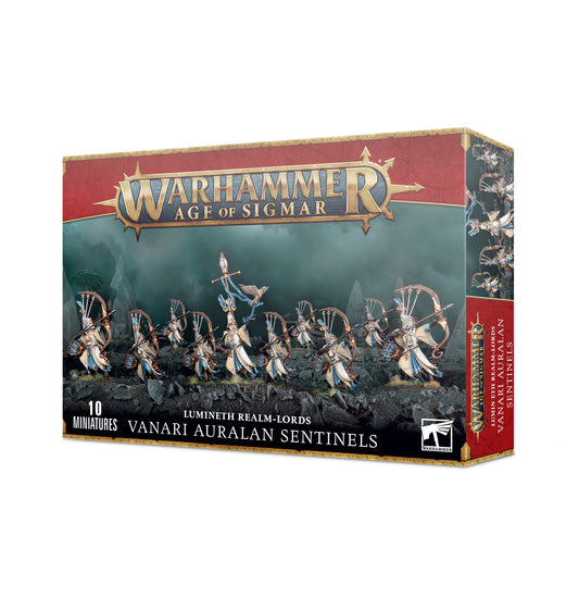 Lumineth realm-lords - Vanarie  Auralan sentinels