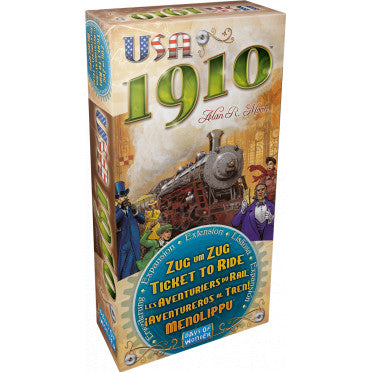 les aventuriers du rail - extension usa 1910