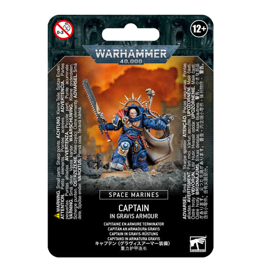 Space Marine - Capitain en armure gravis
