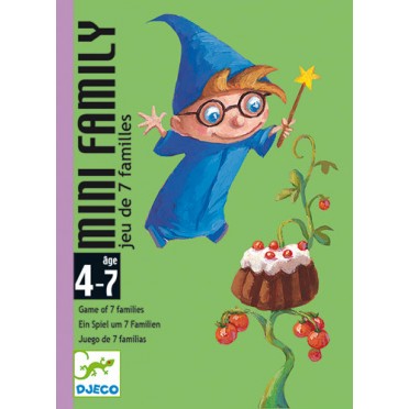 Djeco - jeu de 7 familles mini familly