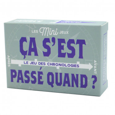 Mini jeux- ca s'est passé quand ?