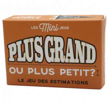 Mini jeux - Plus grand /plus petits ?