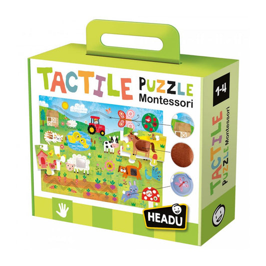 Tactile puzzle montessori